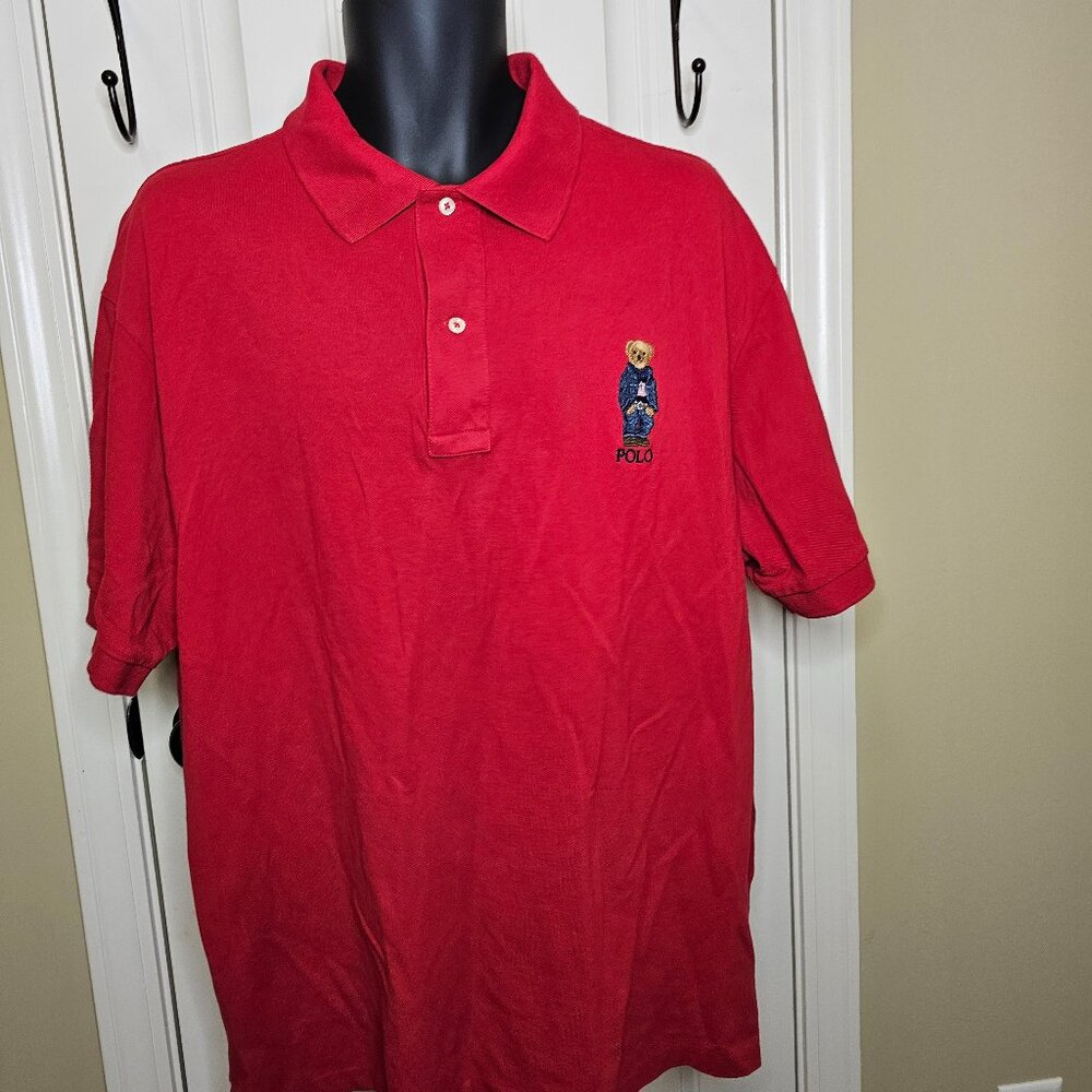 Custom Slim Fit Bear Polo